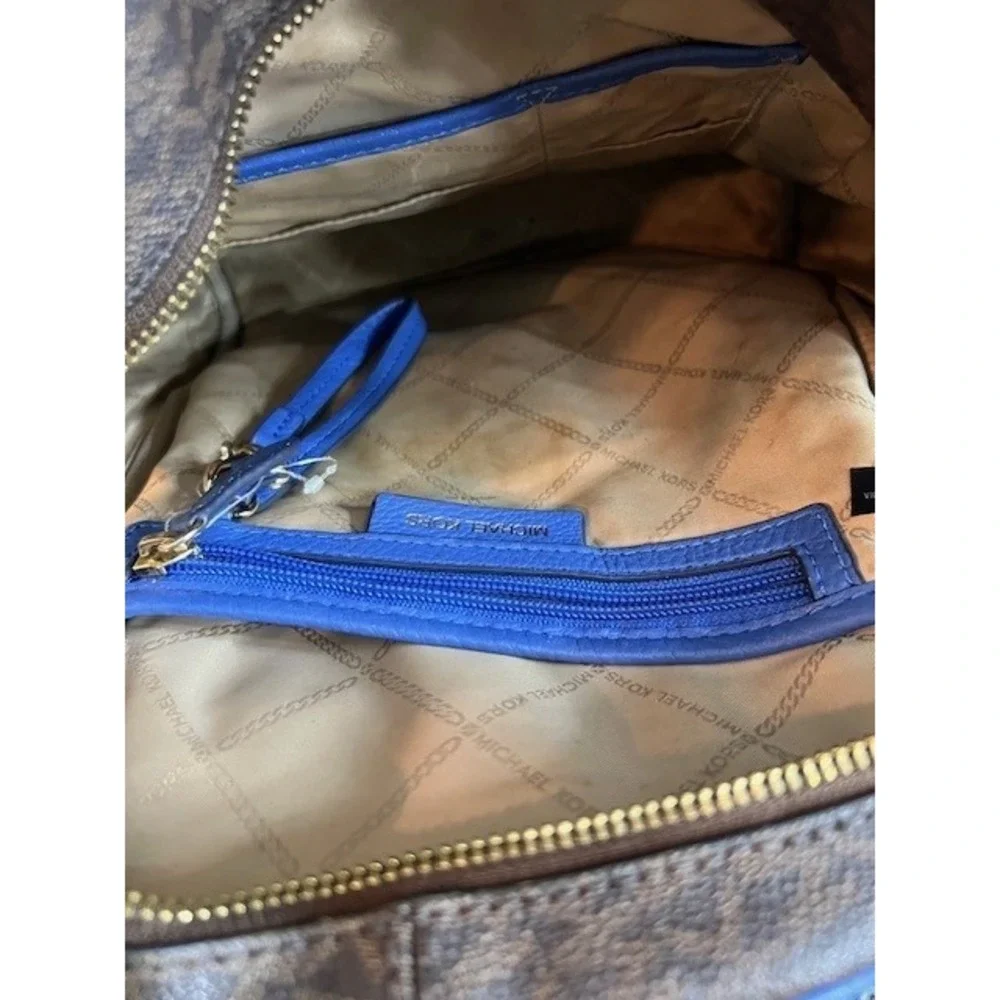 Michael Kors Medium‎ Rhea Leather Signature Backpack